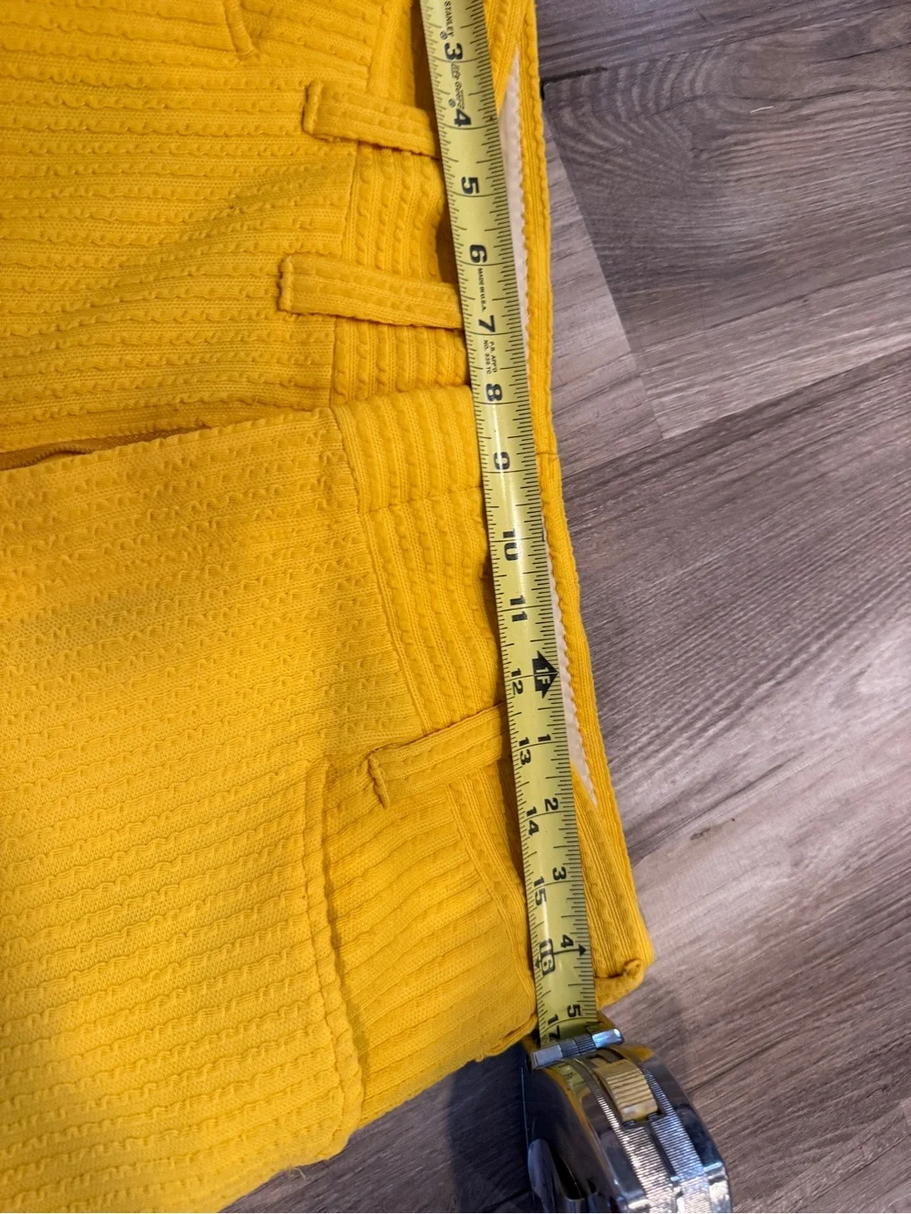 Men's Bright Yellow Dress Pants - Tailored Straight Leg